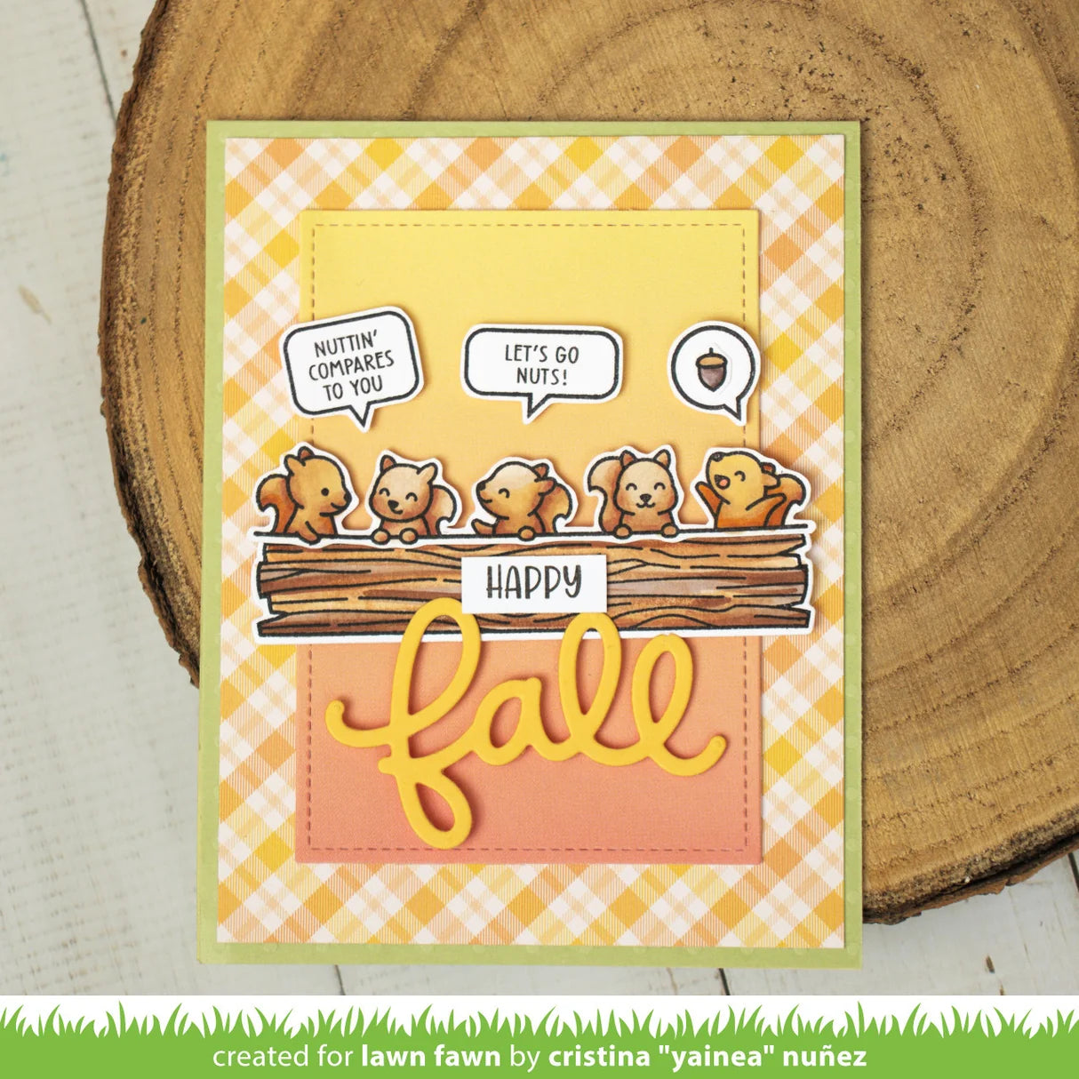 Simply Celebrate Squirrels - Stamp & Lawn Cuts