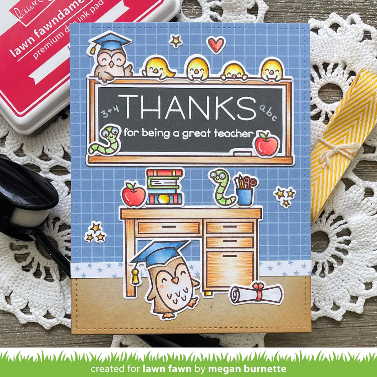 Simply Celebrate Teachers - Stamp & Lawn Cut