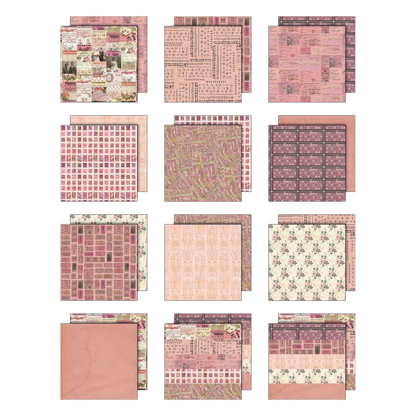8x8 Idea-ology Double Sided Cardstock - Pink