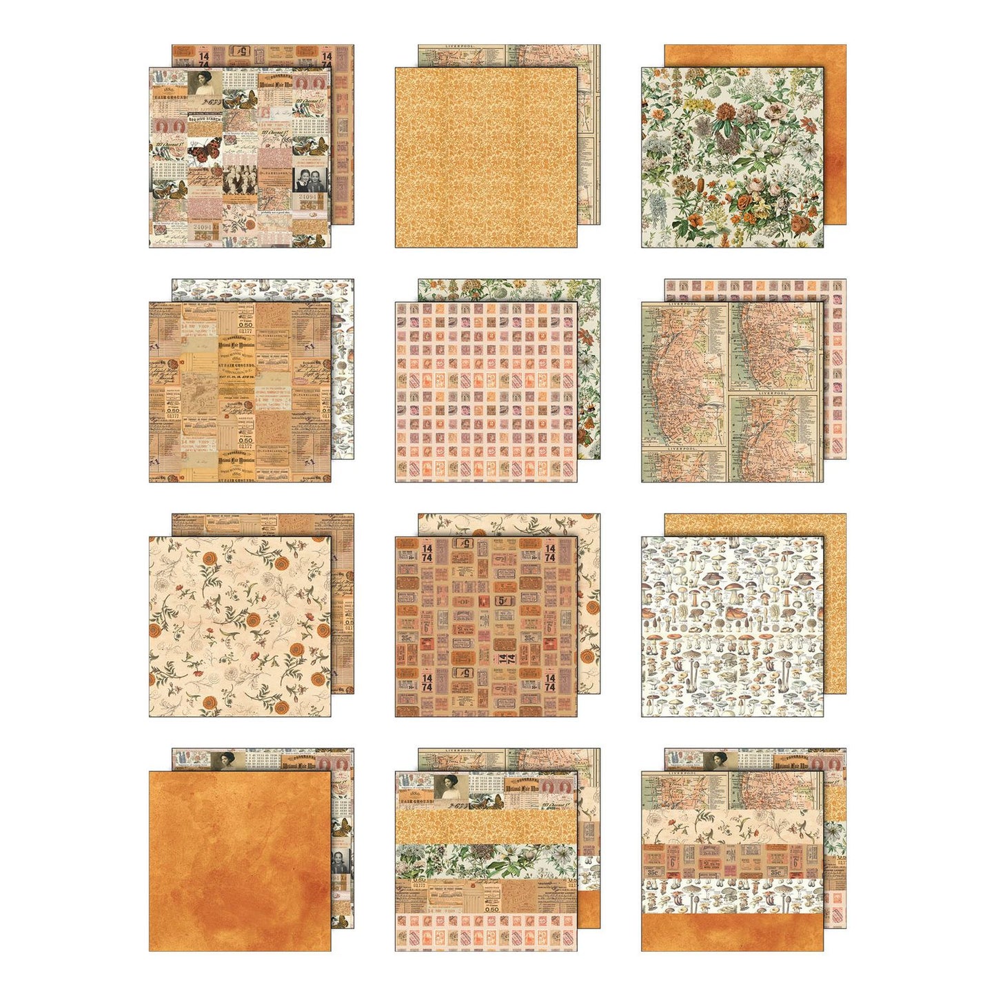 8x8 Idea-ology Double Sided Cardstock - Orange