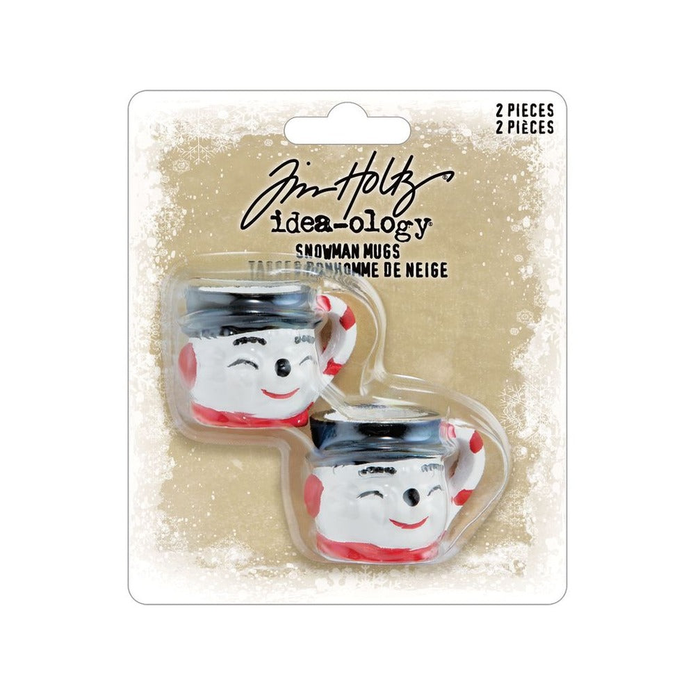 Snowman Mugs by Tim Holtz Idea-ology