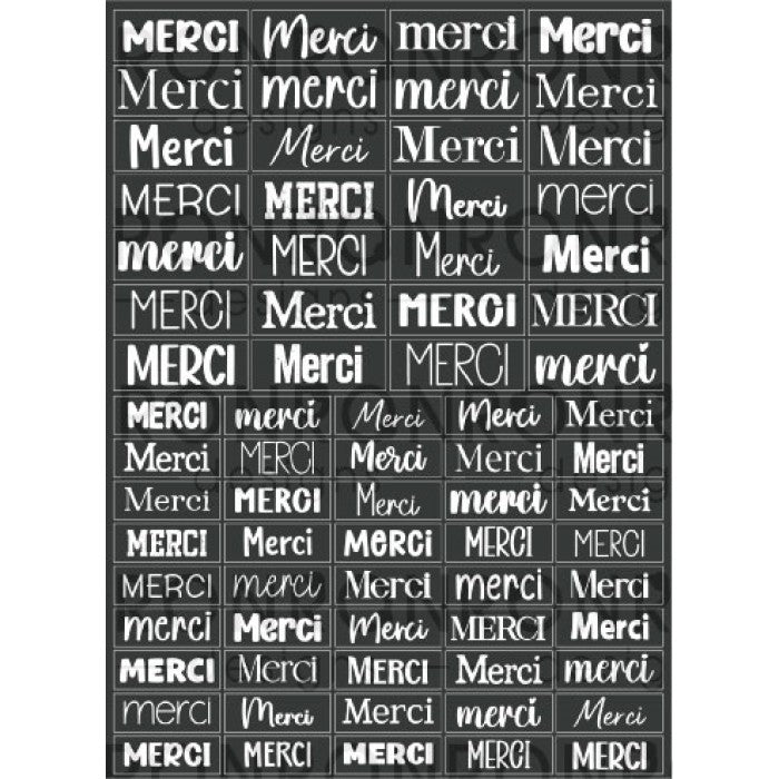 Merci - Collant - Noir