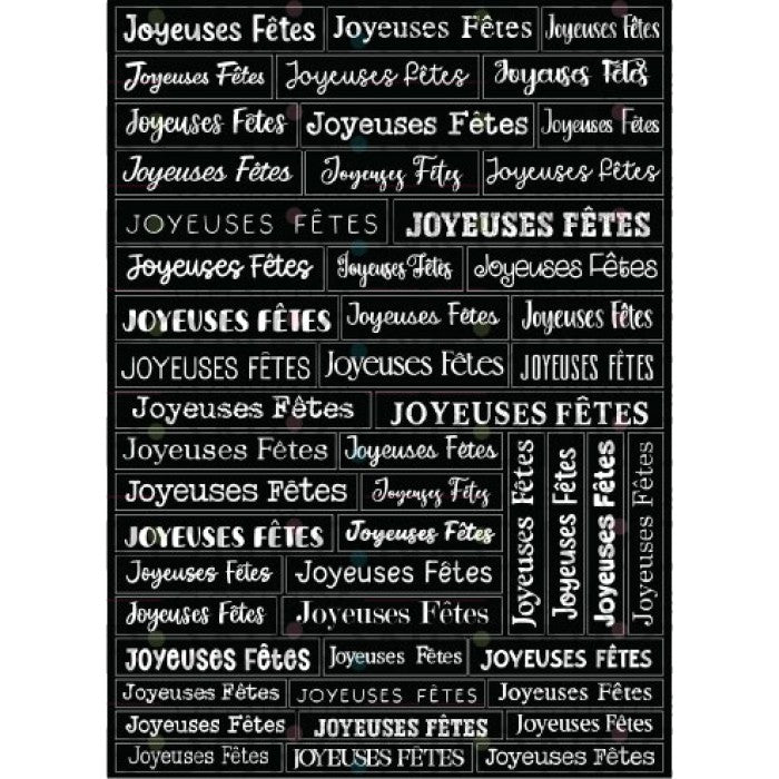 Joyeuse Fêtes - Collants Noir