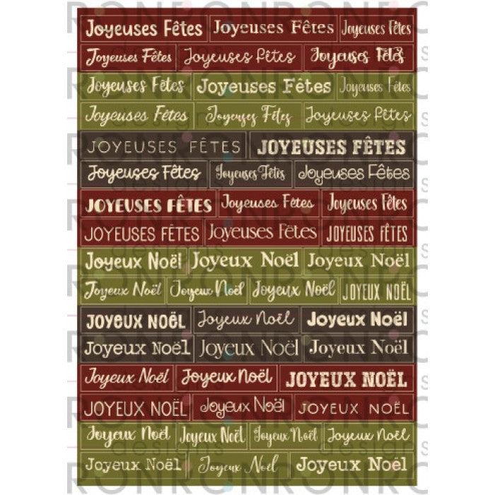 Souhaits Festifs - Collants Couleurs Vintage