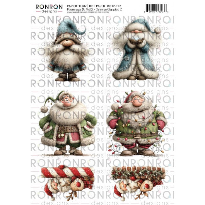 Christmas Characters 2 - Rice Paper