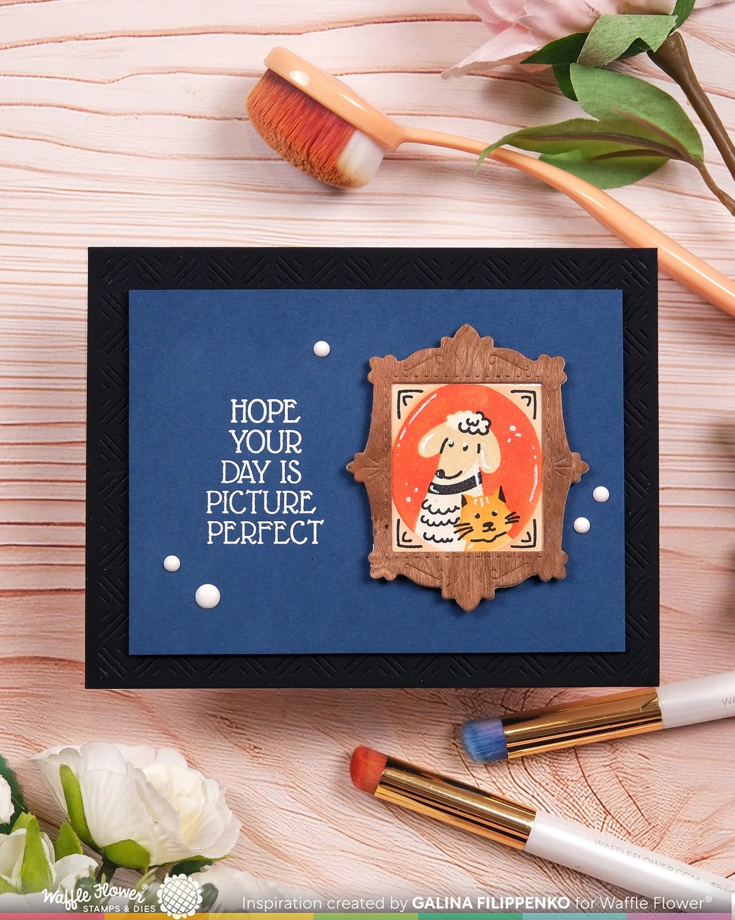 Postage Collage Picture Perfect - Stencils