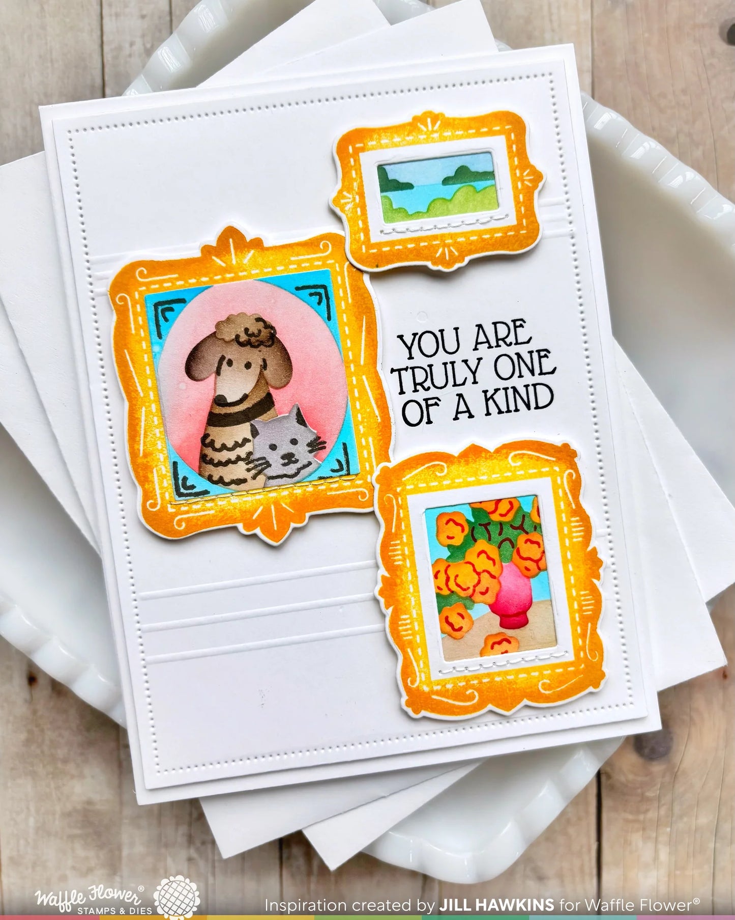 Postage Collage Frames - Matching Dies