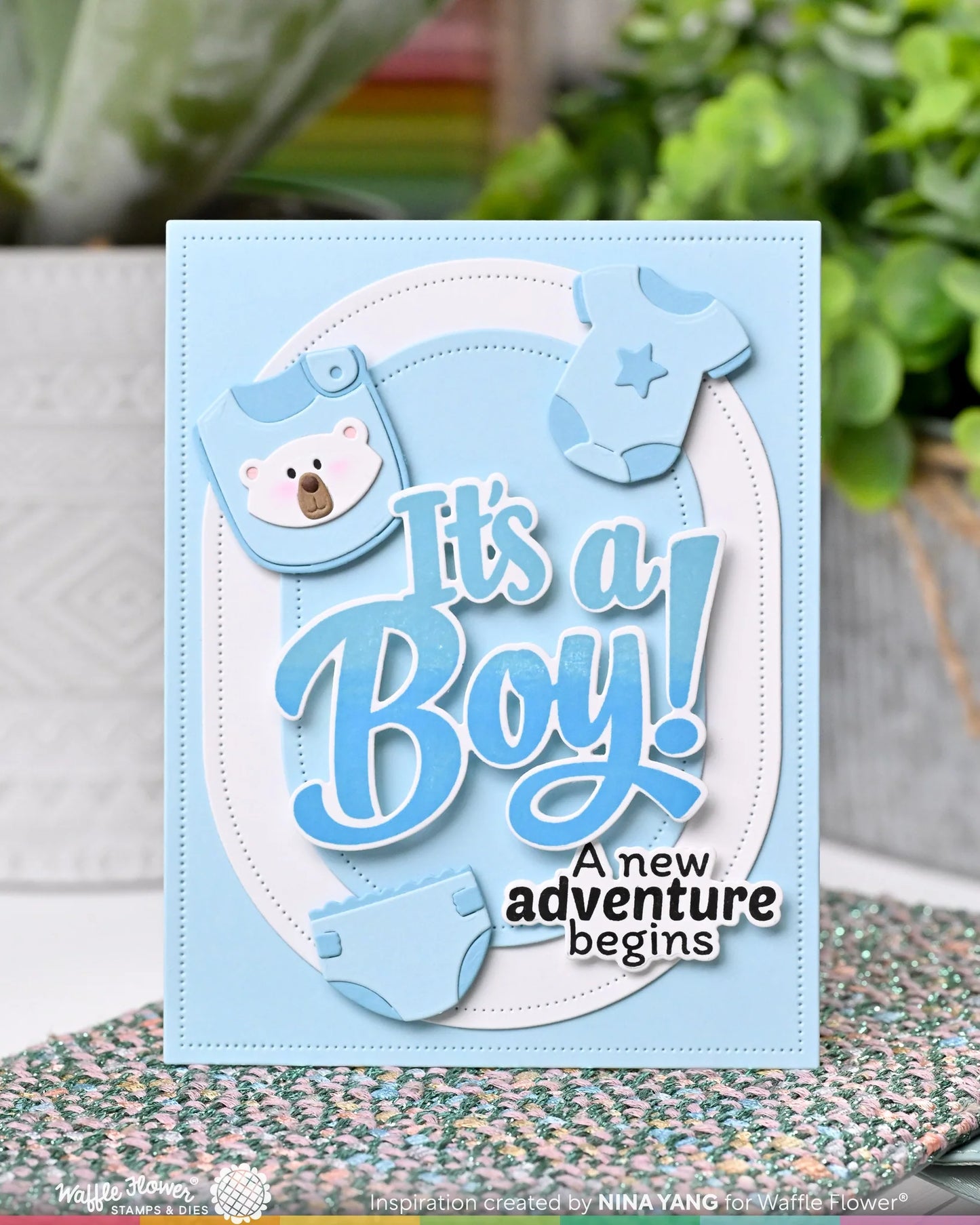 Postage Collage Baby Icons - Die
