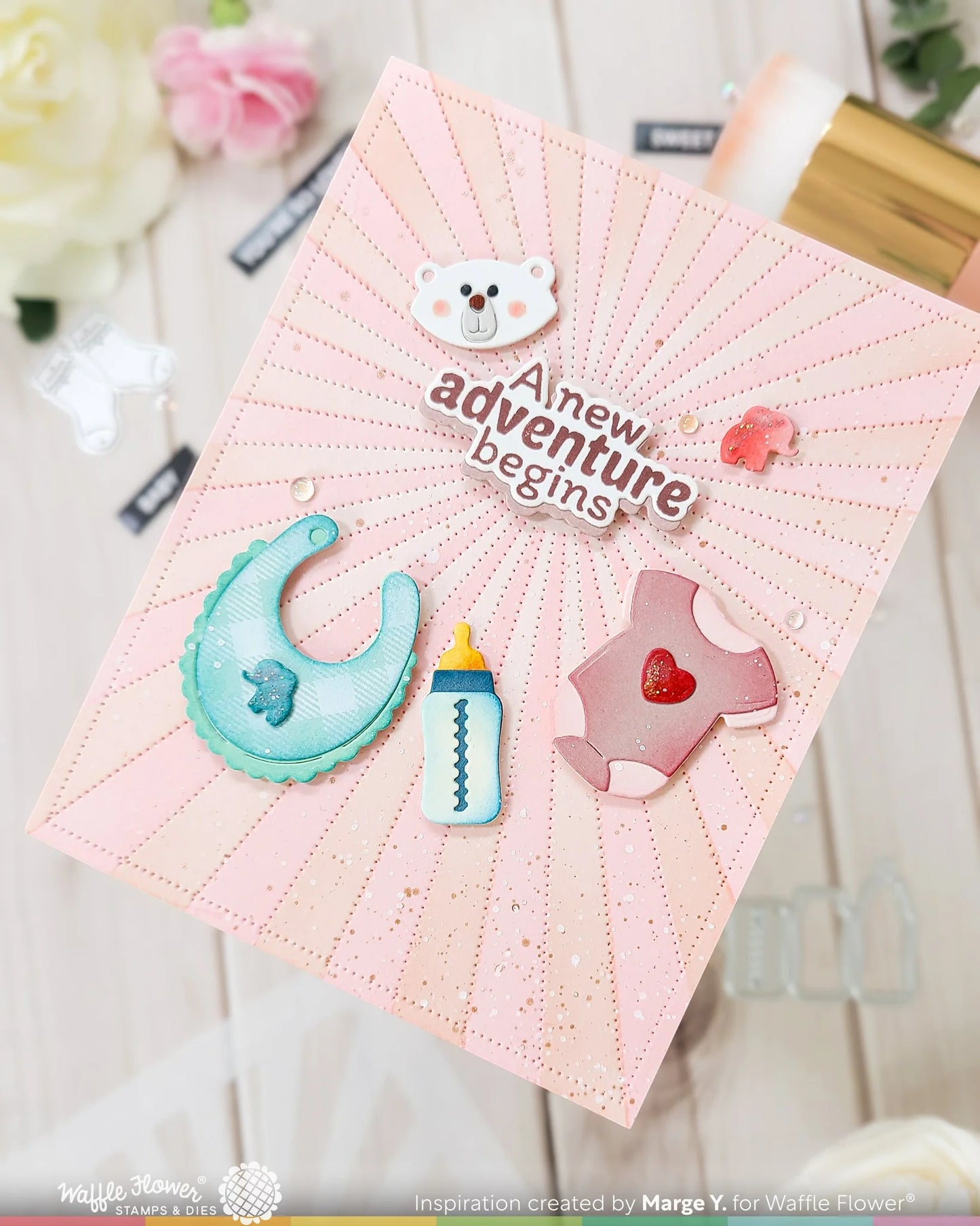 Baby Announcement - Sentiment Stamp