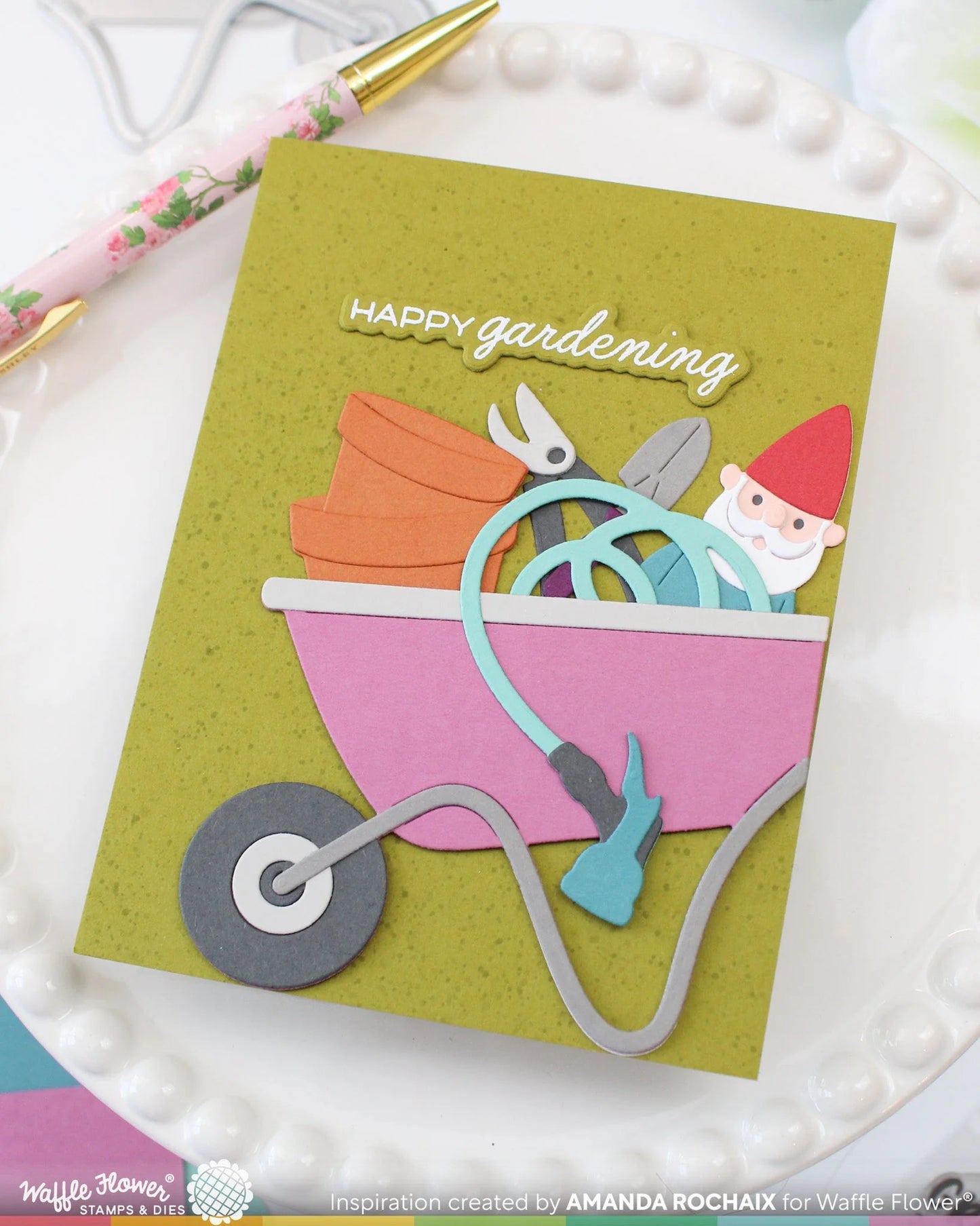 Postage Collage Gardening Add-On - Die
