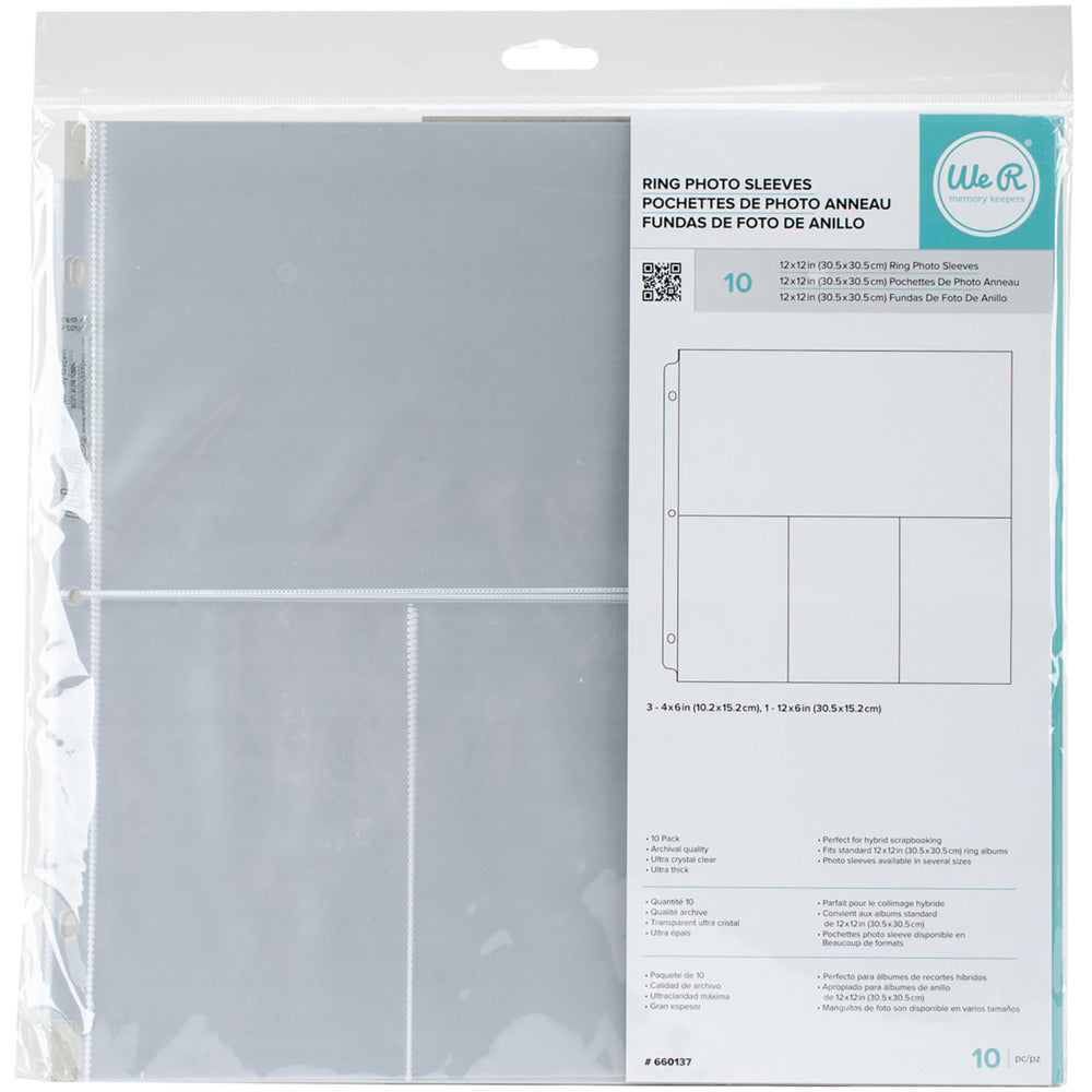 12x12 Page Protector - 4x6 & 12x6