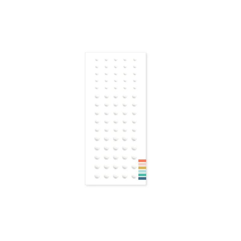 White Enamel Dots