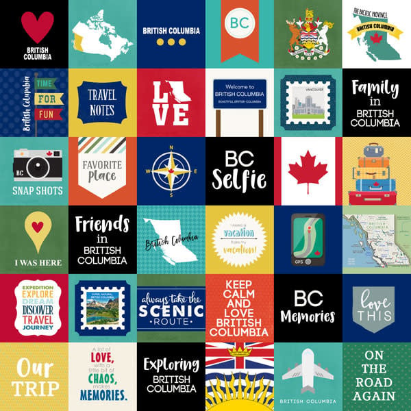 British Columbia Adventure - 12x12 Pattern Paper