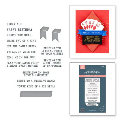 Jack of All Trades Collection by Jaycee Gaspar - Shuffling Sentiments - Press Plates and Dies