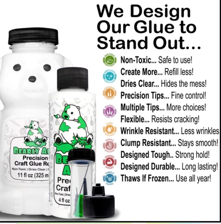 Bearly Art Precision Craft Glue - The Bundle