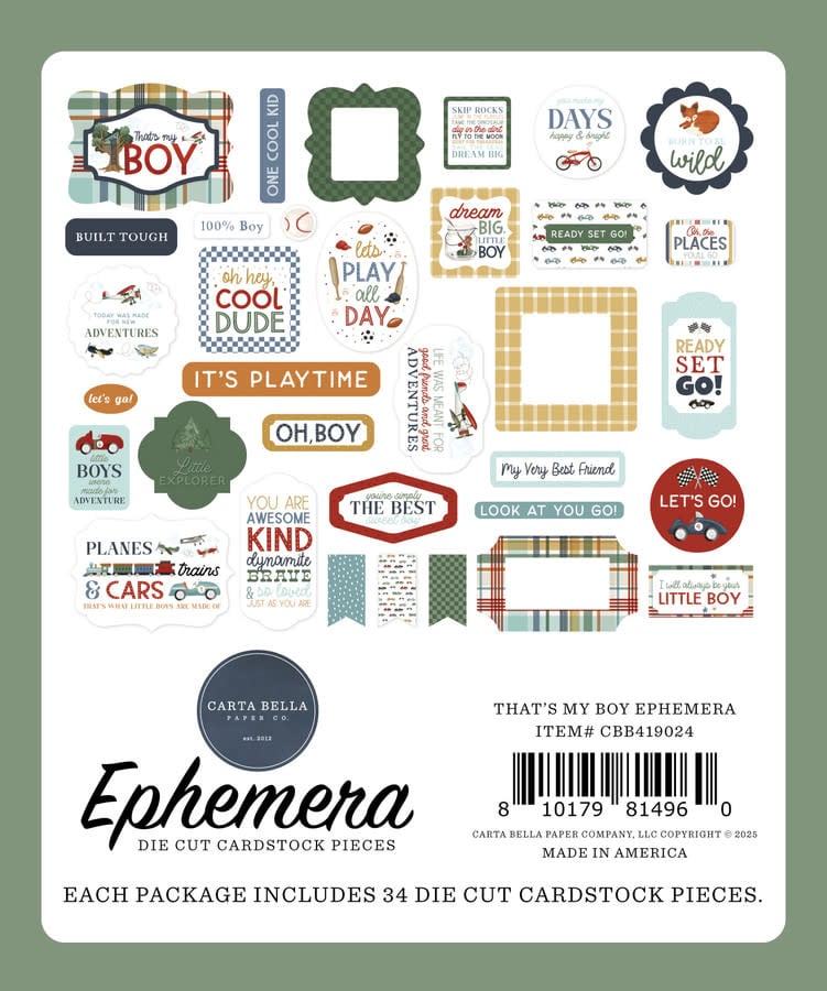That's My Boy - Ephemera*