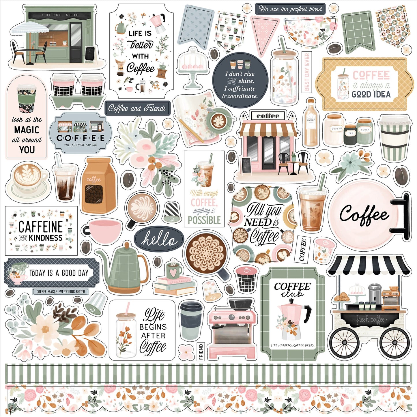 Coffee Shop - Element Stickers
