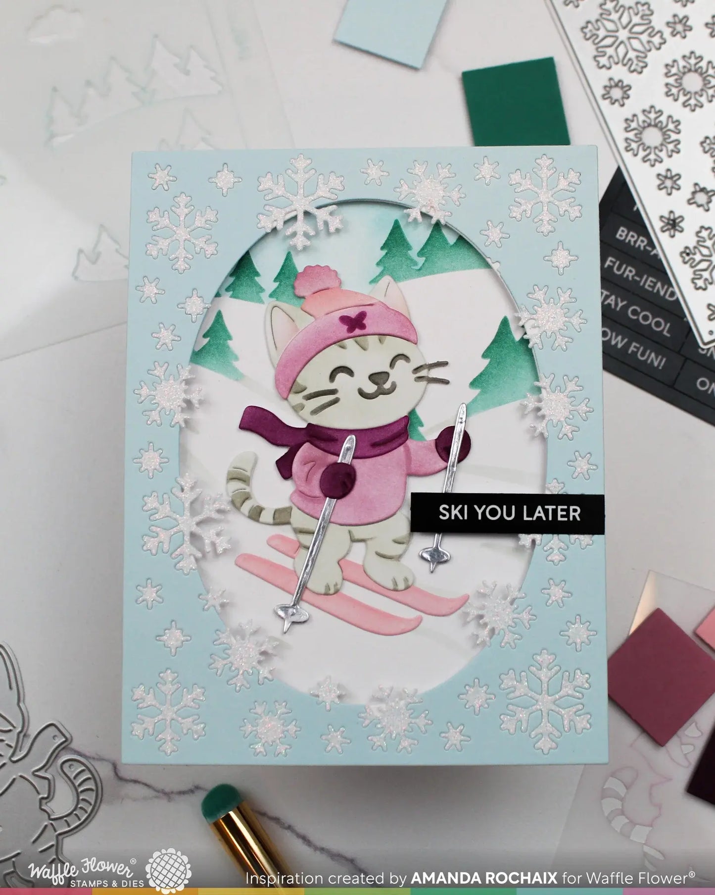 Cool Cat - Dies and Stencil