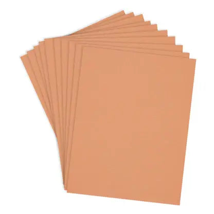 ColorWheel Cardstock Pack 8.5" x 11" - Coral - 10 Sheets