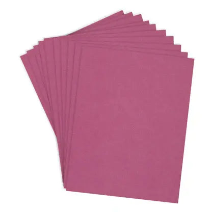 ColorWheel Cardstock Pack 8.5" x 11" - Mulberry - 10 Sheets