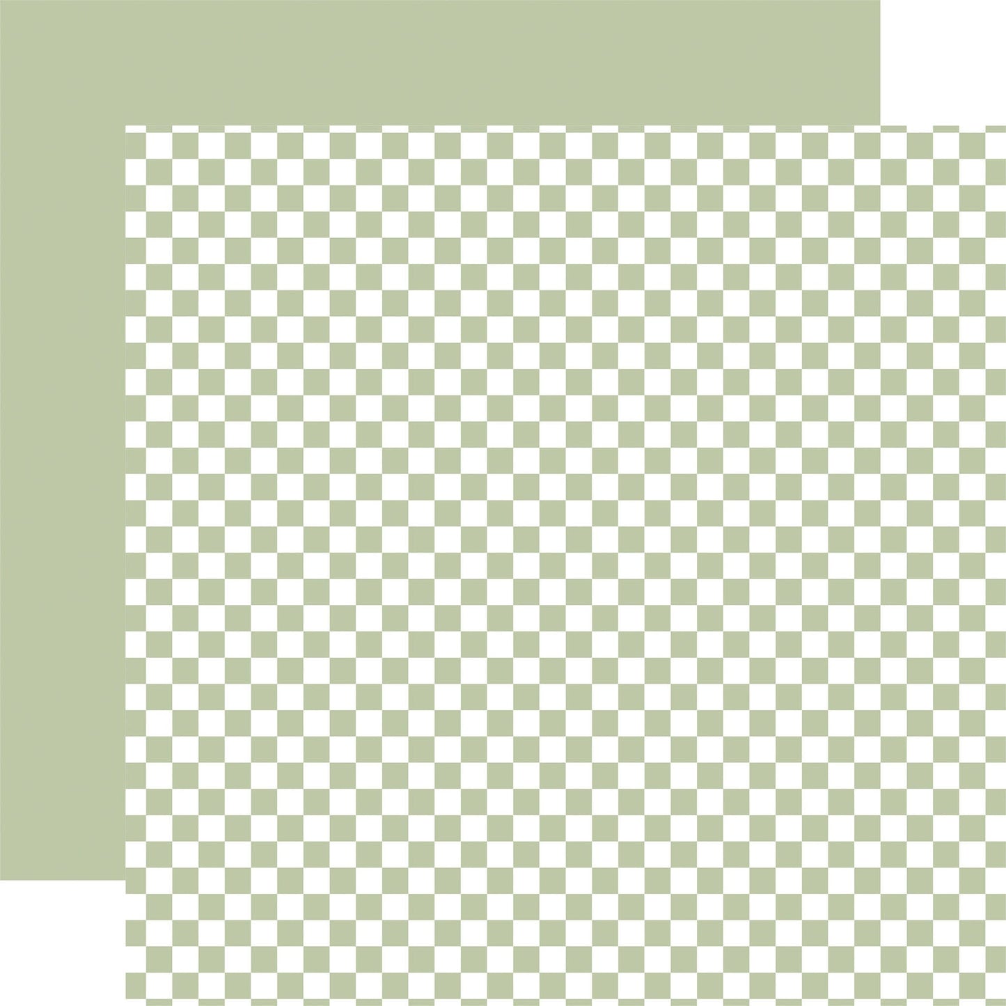 Checkerboard - Celery 12x12 Patterned Paper