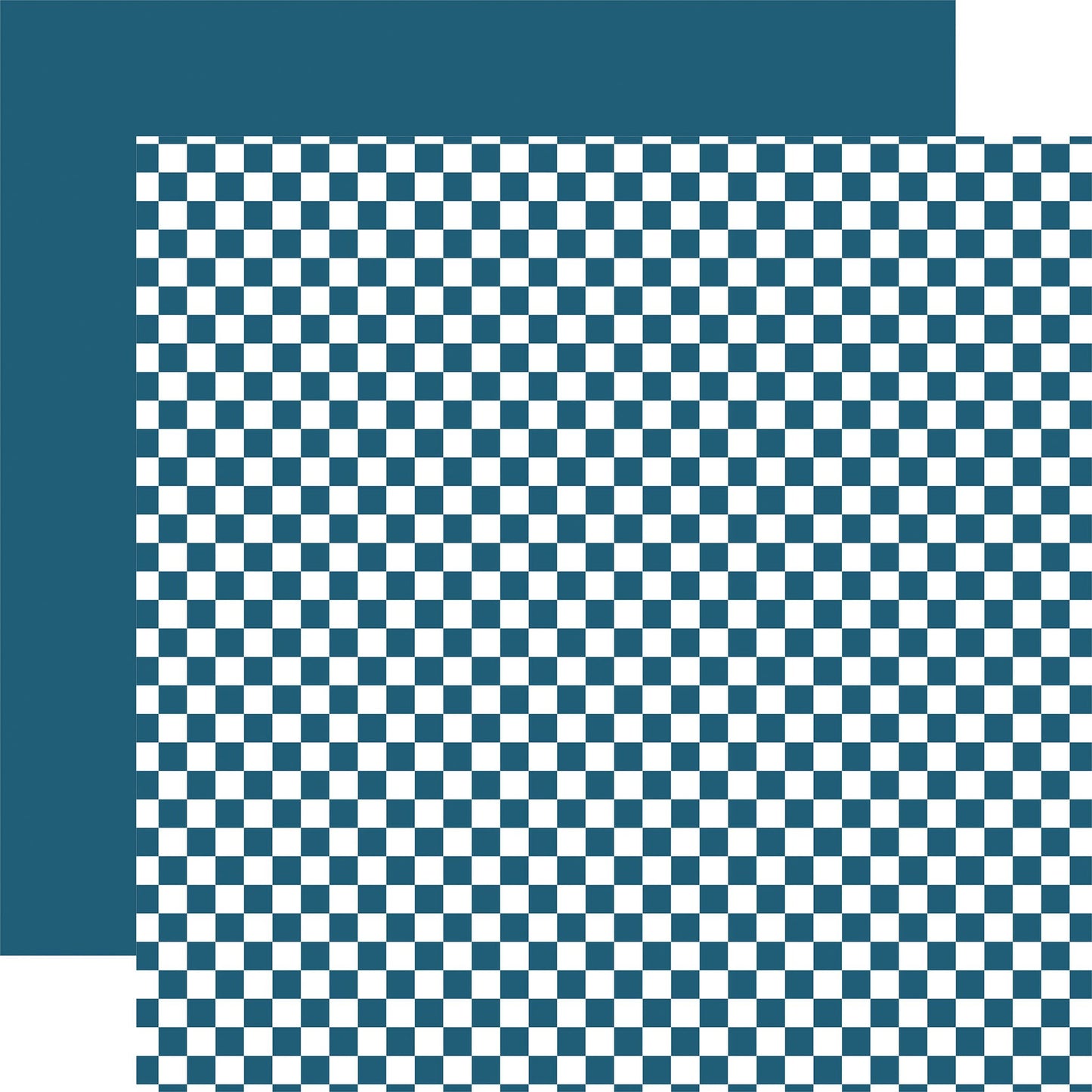 Checkerboard - Cobalt 12x12 Patterned Paper