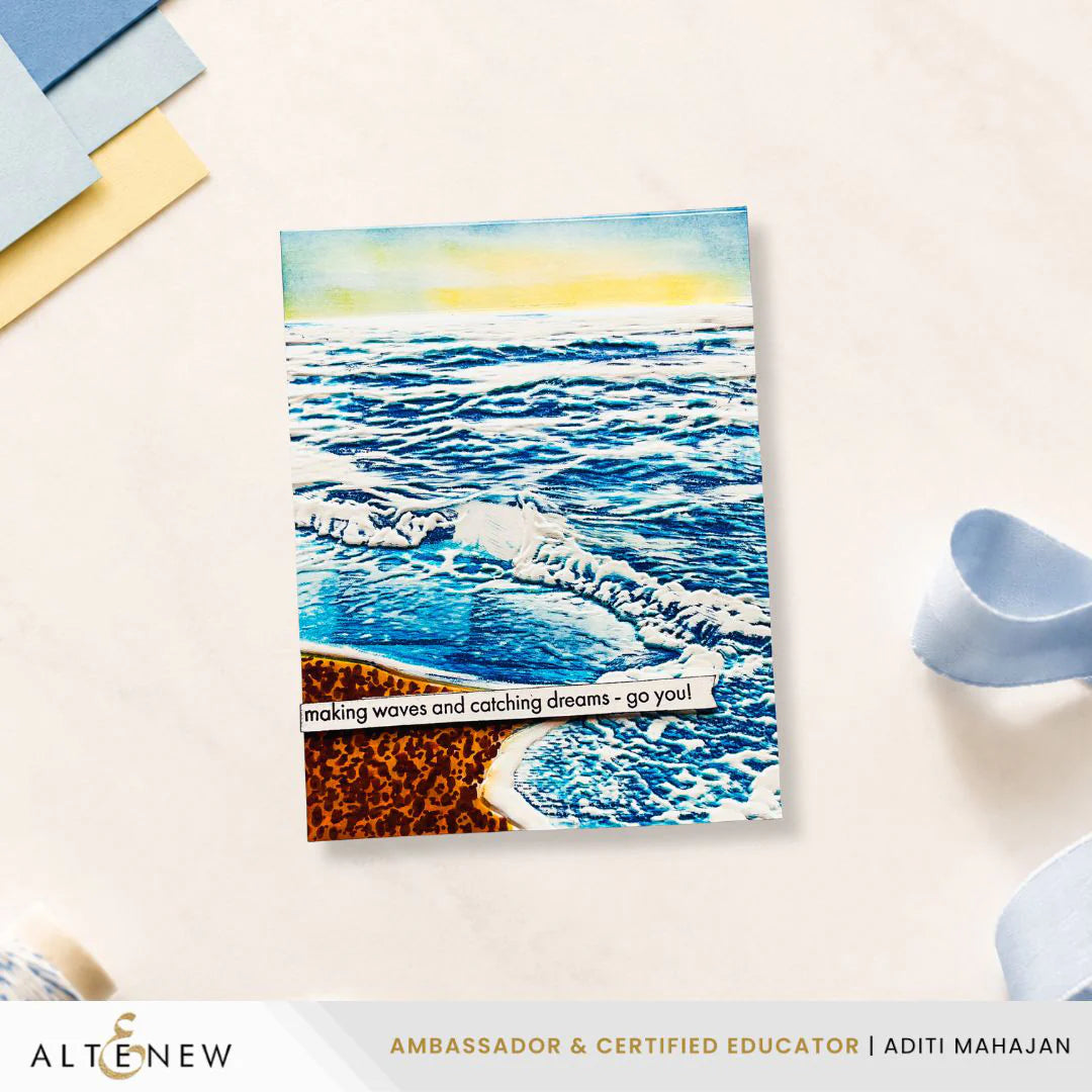 Whispering Waves - 3D Embossing Folder