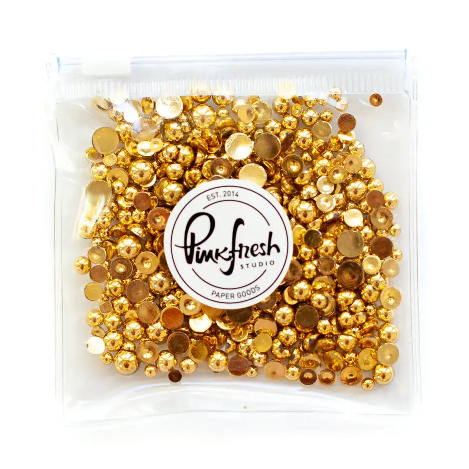 Metallic Pearls - Gold