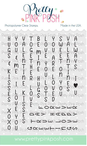 Upright Greetings - Valentines - Stamps
