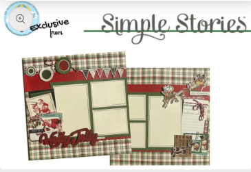 Air Exclusive - Simple Vintage Holly Jolly - Layout Kit