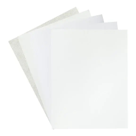 8.5x11 - Antique White - Assorted Treasured Cardstock