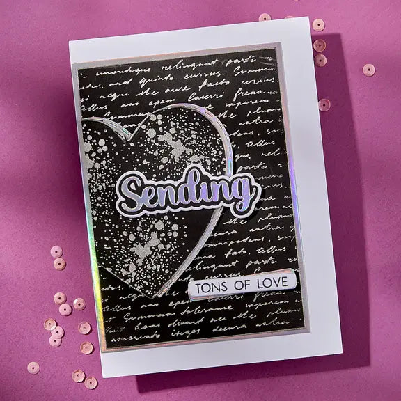 Sending Smiles Sentiments - Stamp and Dies