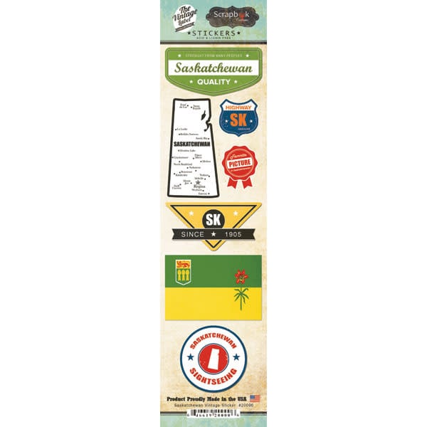 Saskatchewan Vintage - Stickers