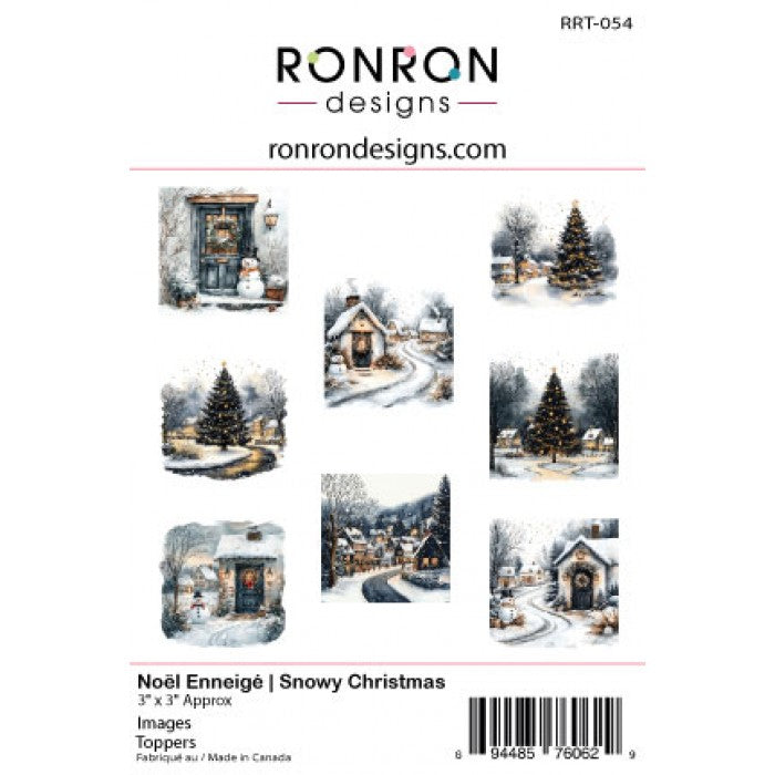 Snowy Christmas - Toppers