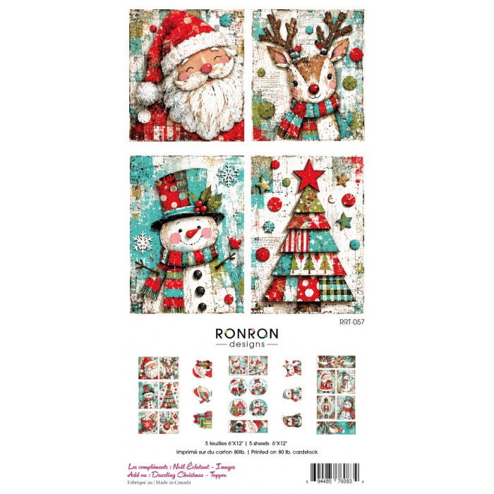 Dazzling Christmas - Toppers