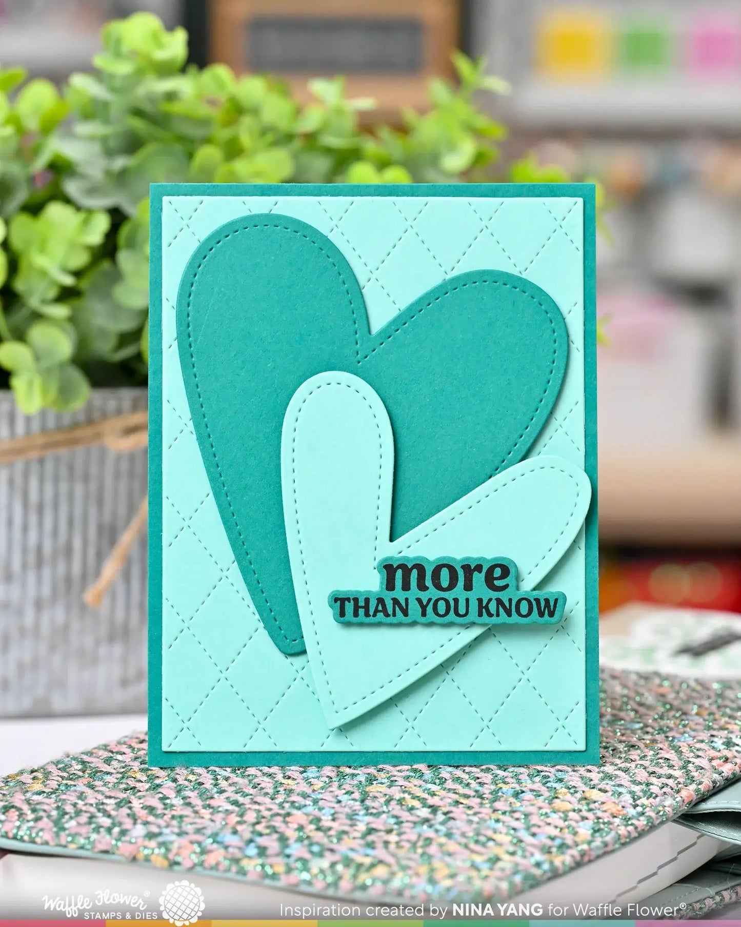 Double Stitched Heart - Dies