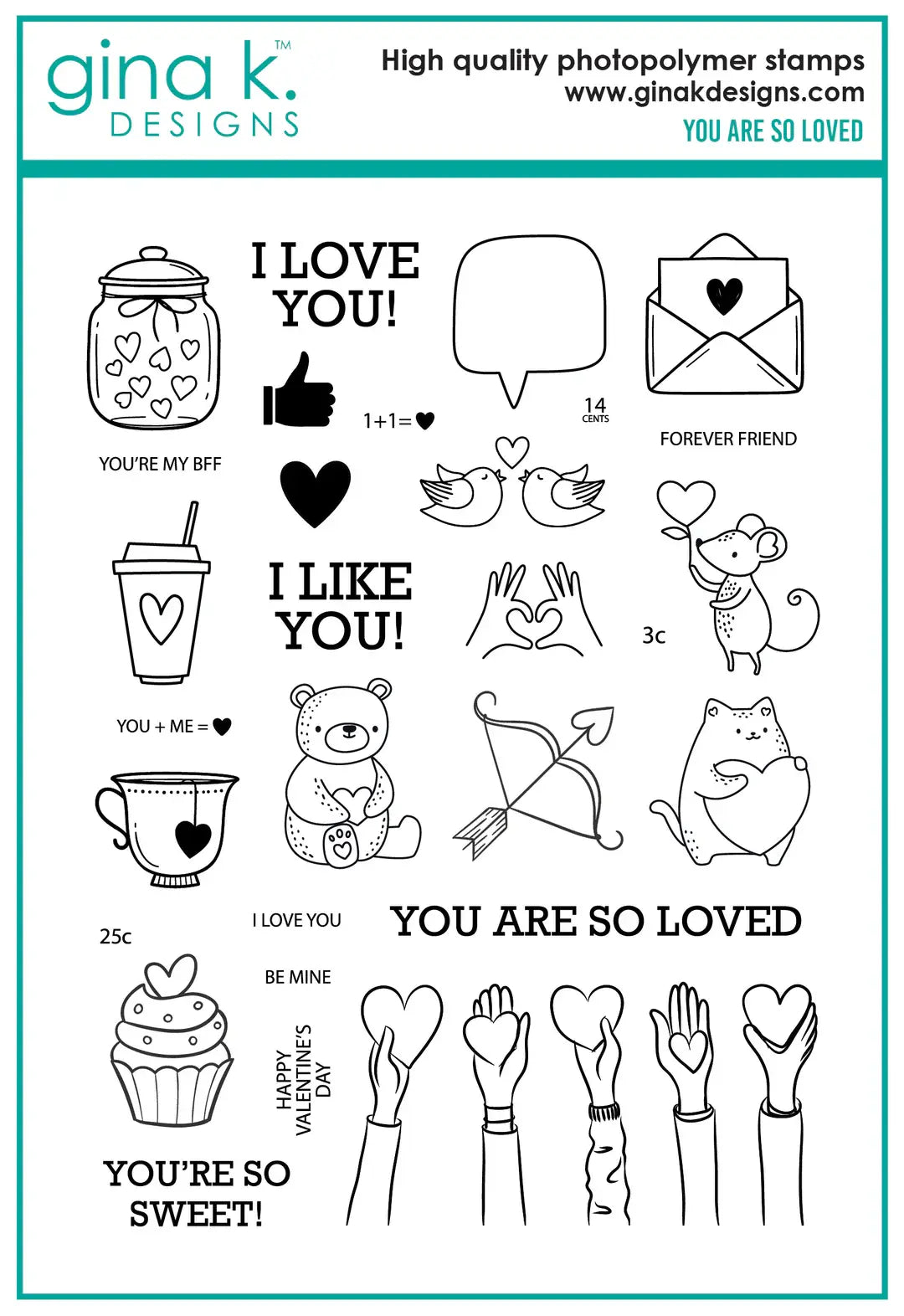 You Are So Loved - Stamps