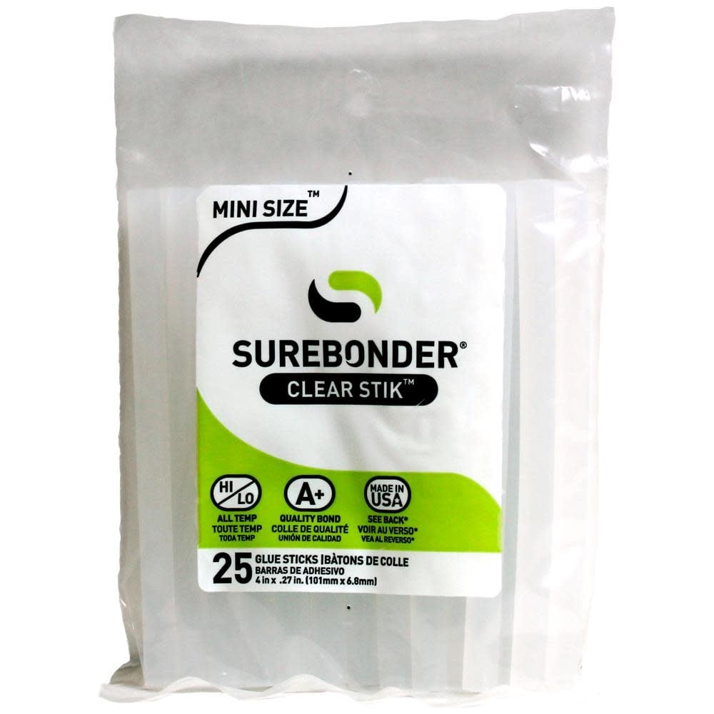Surebonder - Mini Clear Stik - All Temp. (25sticks)