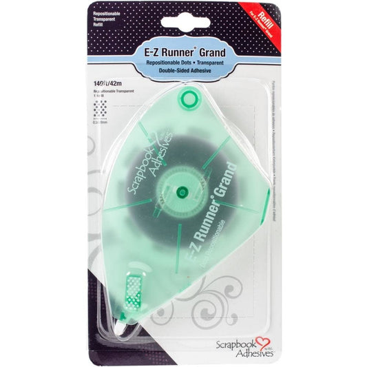 E-Z Runner Grand Repositionable Dots Refill - Large Green