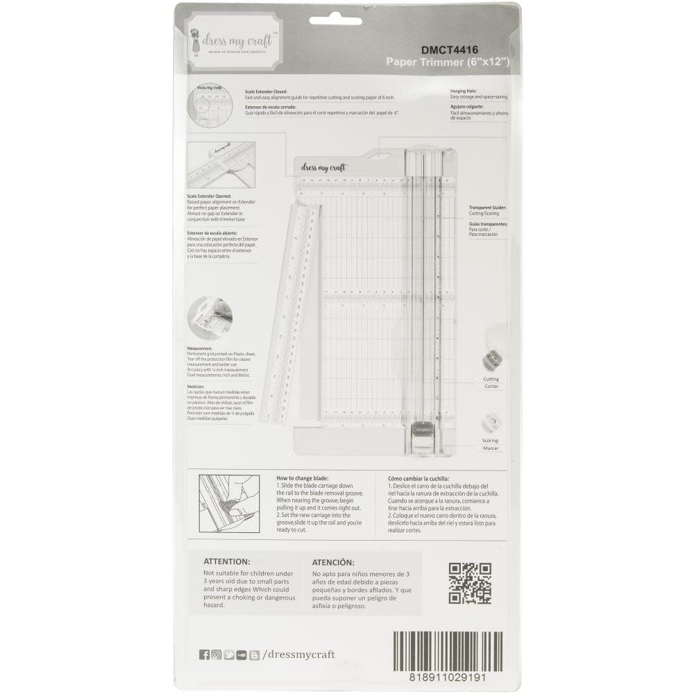 Dress My Craft - Paper Trimmer 6"x12"