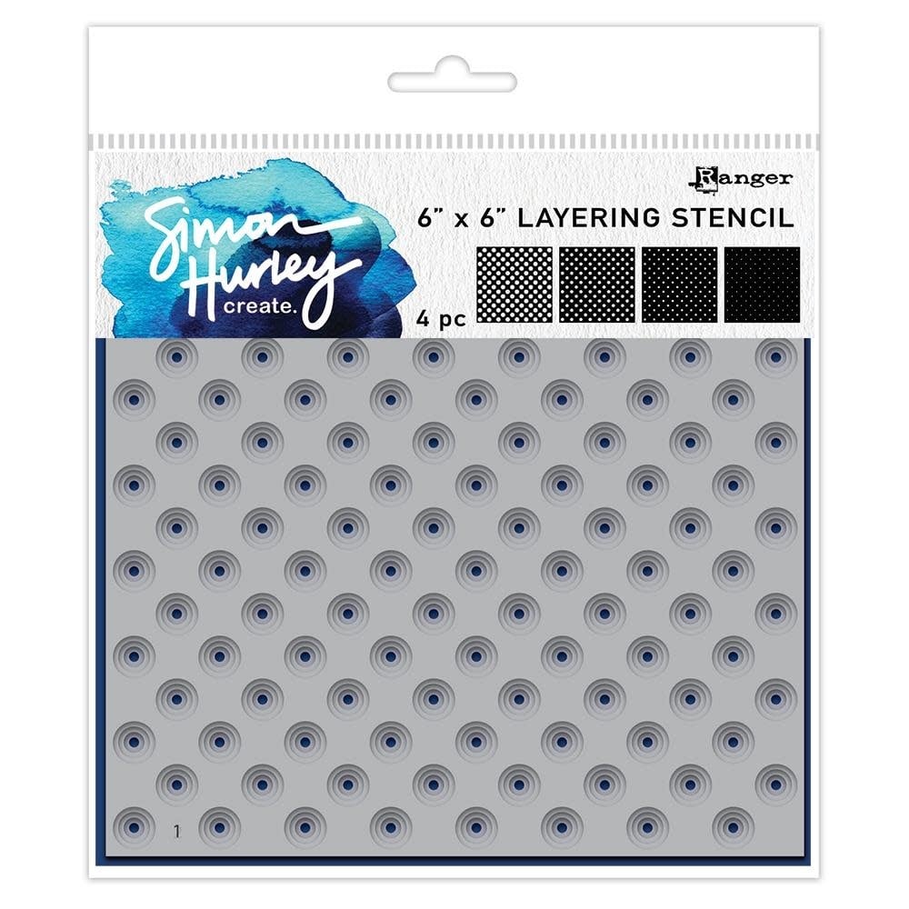 Simon Hurley Polka Dot - Layering Stencils*