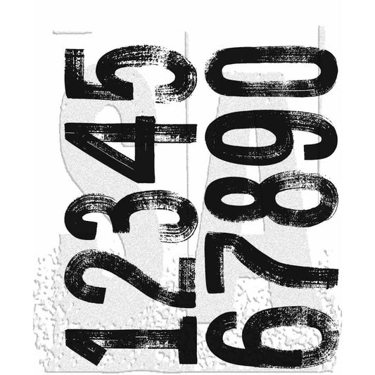Paint By Numbers - Rubber Stamp Set