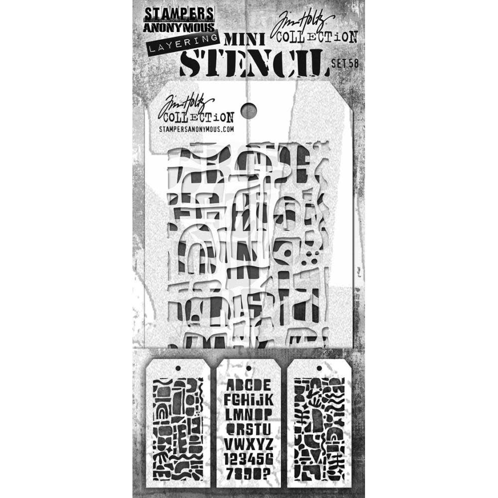 Mini Stencil Set #58