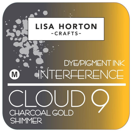 Lisa Horton Crafts Interference Ink - Charcoal Gold Shimmer