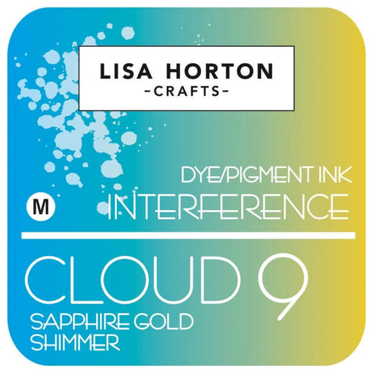 Lisa Horton Crafts Interference Ink - Sapphire Gold Shimmer