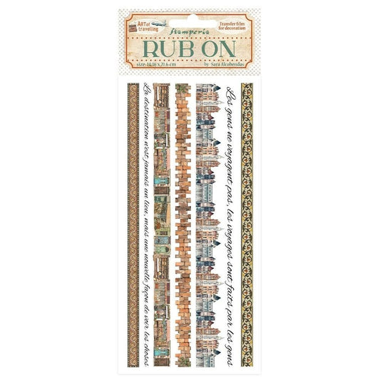Art Of Travelling  - Stripes Rub Ons*
