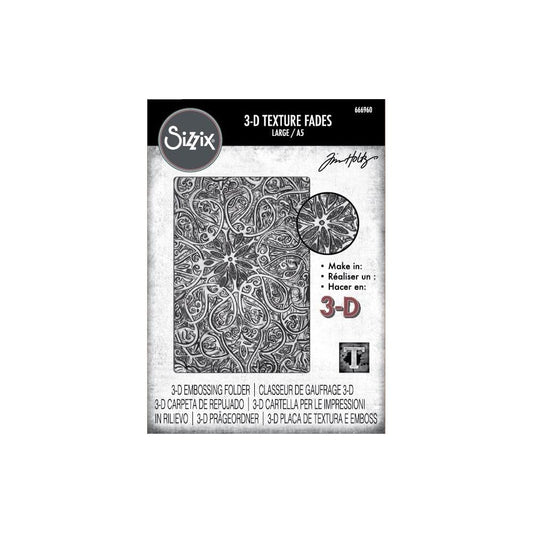 3D Texture Fades Embossing Folder - Engraved - A5