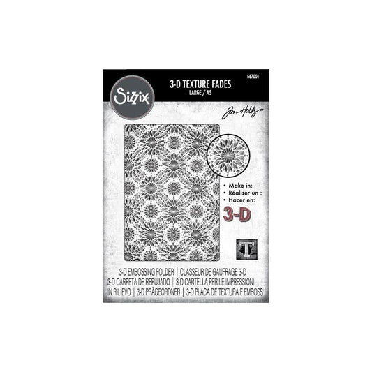 3D Texture Fades Embossing Folder - Kaleidoscope - A5