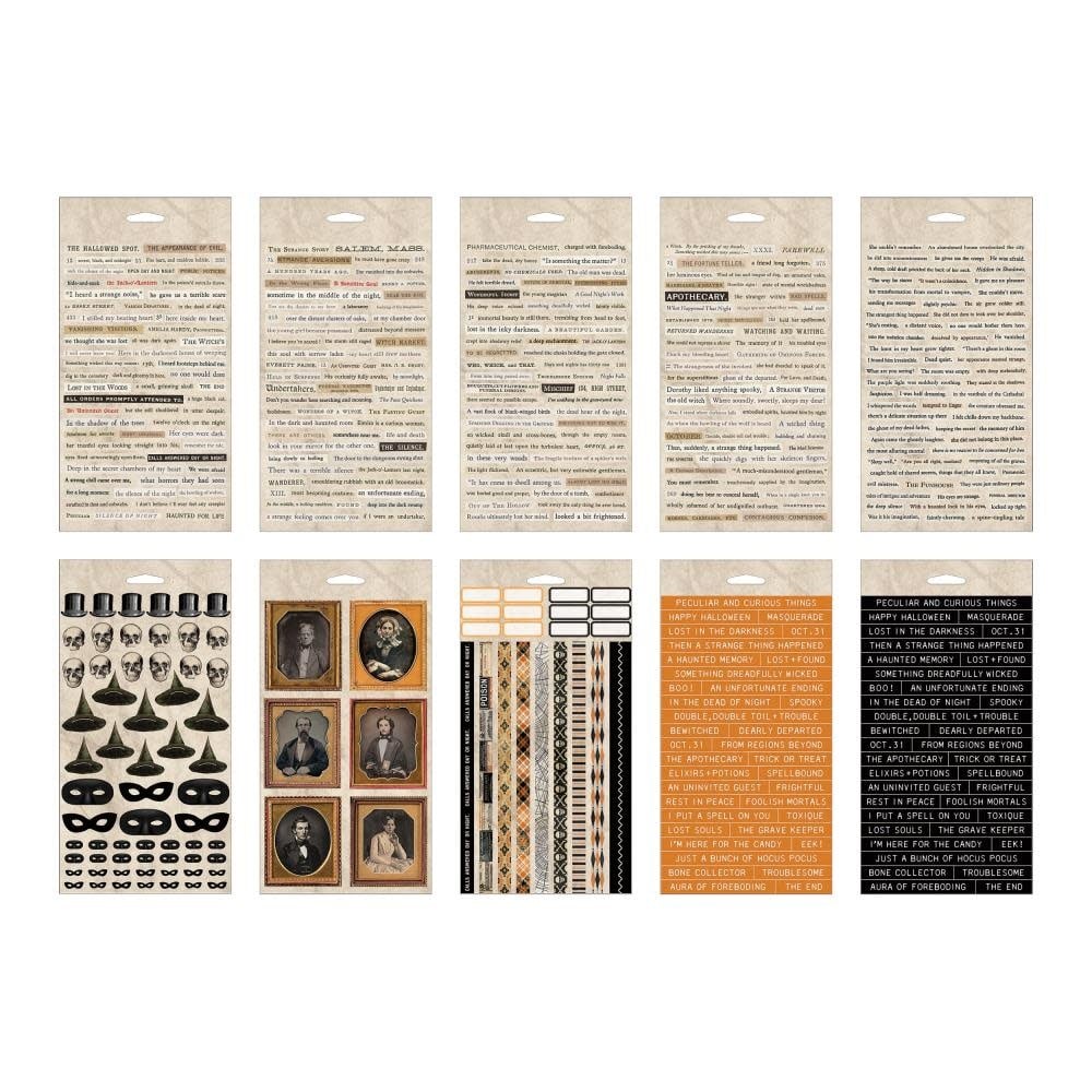 Tim Holtz Idea-ology - Halloween Sticker Book
