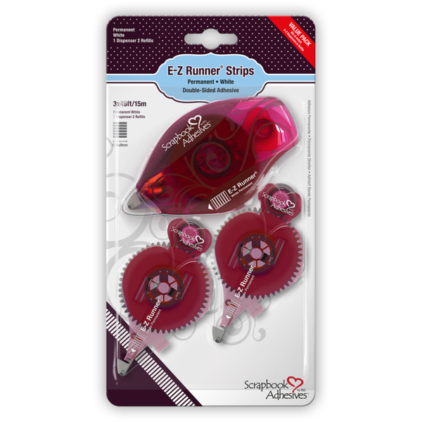 E-Z Runner Permanent Strips Refillable Value Pack